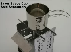 Firebox 5" Ti G2 Folding Firebox Stove -Günstiges Camping Geschäft 2G 5 1a