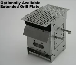 Firebox 5" Ti G2 Folding Firebox Stove -Günstiges Camping Geschäft 2G 5 3