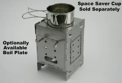 Firebox 5" Ti G2 Folding Firebox Stove -Günstiges Camping Geschäft 2G 5 4