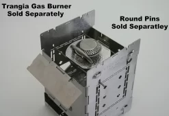 Firebox 5" Ti G2 Folding Firebox Stove -Günstiges Camping Geschäft 2G 5 8