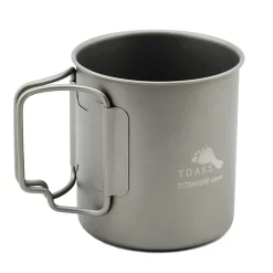 Toaks Titanium 450ml Cup Mit Deckel -Günstiges Camping Geschäft CUP450