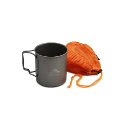Toaks Titanium 450ml Cup Mit Deckel -Günstiges Camping Geschäft CUP450Bag