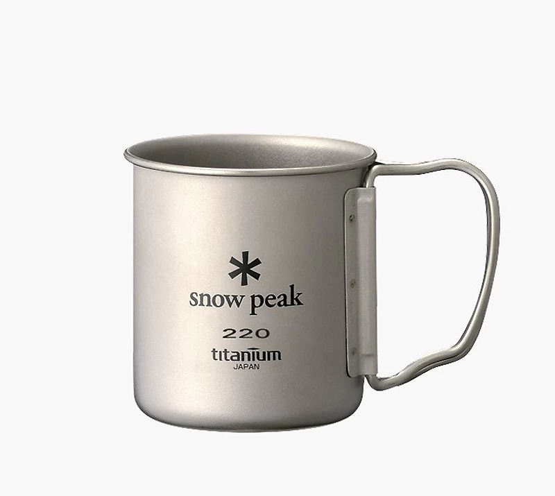 Snowpeak Titanium Double 220 Mug 1 Snowpeak Titanium Double 220 Mug