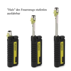 SOTO Pocket Torch XT (Extended) -Günstiges Camping Geschäft PT XT 02