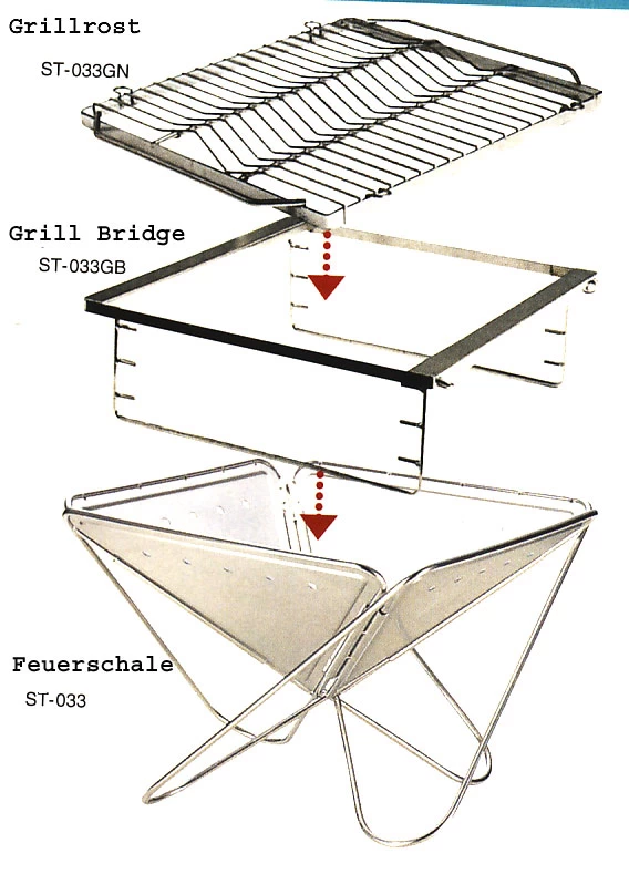 Snowpeak Fireplace Grill Bridge (M) 2 Snowpeak Fireplace Grill Bridge (M) – Bild 2
