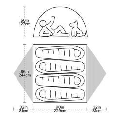 Big Agnes Blacktail 4 9 Big Agnes Blacktail 4 -Günstiges Camping Geschäft blacktail4grund