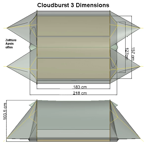 Tarptent Cloudburst 3 6 Tarptent Cloudburst 3 – Bild 6