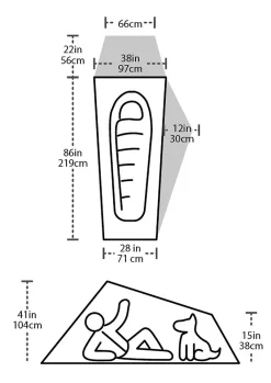Big Agnes Seedhouse SL 1 -Günstiges Camping Geschäft seedh1 masse